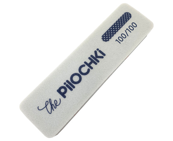 Зображення 2 Баф-шліфувальник для нігтів ThePilochki (00544), 100/100 грит, Сірий, 115 х 33 мм