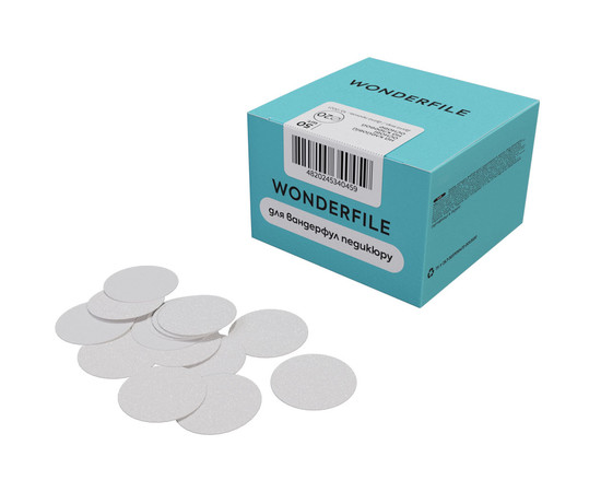 Зображення 2 Клейові файли диск Wonderfile 20 мм, 180 грит, 50 шт (WFPDG20/180)