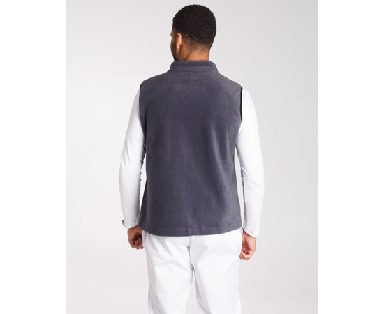 Изображение 2 Медицинская флисовая жилетка Канада темно-серая (унисекс) р. 44-46, "БЕЛЫЙ ХАЛАТ" 368-408-881, Размер: 44-46, Цвет: темно-серый