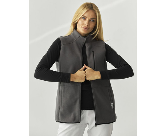 Зображення 3 Медичний флісовий жилет Канада сіра (унісекс) р. 44-46, "БІЛИЙ ХАЛАТ" 366-328-842, Розмір: 44-46, Цвет: сірий