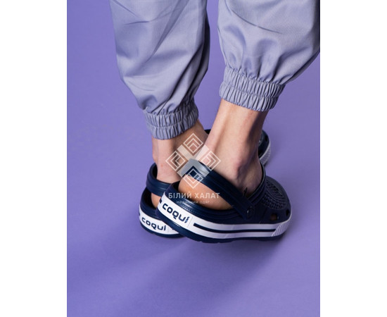Зображення 3 Взуття медичне Coqui Lindo темно-синій/білий (синя смужка) р. 41, "БІЛИЙ ХАЛАТ" 394-469-864, Розмір: 41, Цвет: темно-синій/синя смужка