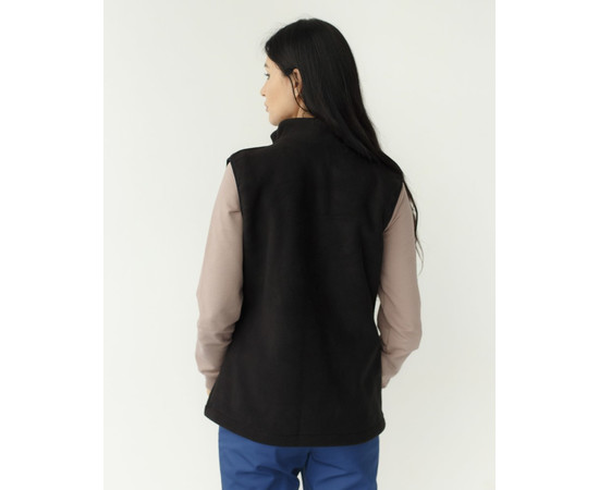 Изображение 3 Медицинская флисовая жилетка Канада черная (унисекс) р. 48-50, "БЕЛЫЙ ХАЛАТ" 368-321-842, Размер: 48-50, Цвет: черный