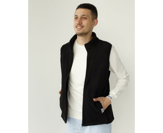 Зображення 4 Медичний флісовий жилет Канада чорна (унісекс) р. 40-42, "БІЛИЙ ХАЛАТ" 368-321-842, Розмір: 40-42, Цвет: чорний