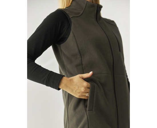 Зображення 4 Медичний флісовий жилет Канада хакі (унісекс) р. 48-50, "БІЛИЙ ХАЛАТ" 368-368-842, Розмір: 48-50, Цвет: хакі