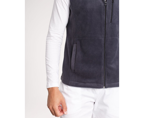 Изображение 5 Медицинская флисовая жилетка Канада темно-серая (унисекс) р. 44-46, "БЕЛЫЙ ХАЛАТ" 368-408-881, Размер: 44-46, Цвет: темно-серый