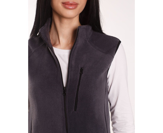 Изображение 6 Медицинская флисовая жилетка Канада темно-серая (унисекс) р. 48-50, "БЕЛЫЙ ХАЛАТ" 368-408-881, Размер: 48-50, Цвет: темно-серый