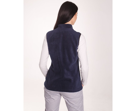 Изображение 6 Медицинская флисовая жилетка Канада темно-синяя (унисекс) р. 48-50, "БЕЛЫЙ ХАЛАТ" 368-406-881, Размер: 48-50, Цвет: темно-синий