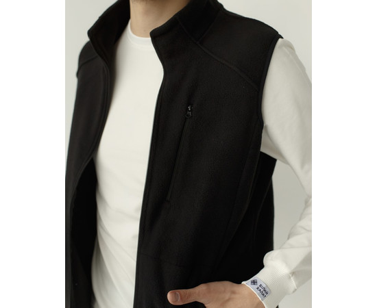 Зображення 7 Медичний флісовий жилет Канада чорна (унісекс) р. 40-42, "БІЛИЙ ХАЛАТ" 368-321-842, Розмір: 40-42, Цвет: чорний