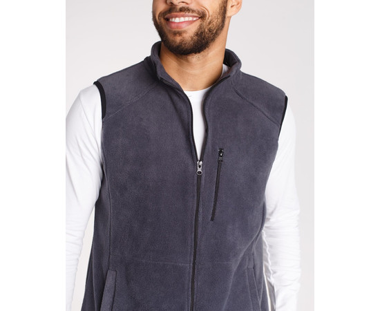 Изображение 7 Медицинская флисовая жилетка Канада темно-серая (унисекс) р. 44-46, "БЕЛЫЙ ХАЛАТ" 368-408-881, Размер: 44-46, Цвет: темно-серый