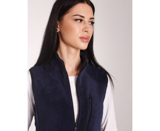 Изображение 7 Медицинская флисовая жилетка Канада темно-синяя (унисекс) р. 48-50, "БЕЛЫЙ ХАЛАТ" 368-406-881, Размер: 48-50, Цвет: темно-синий