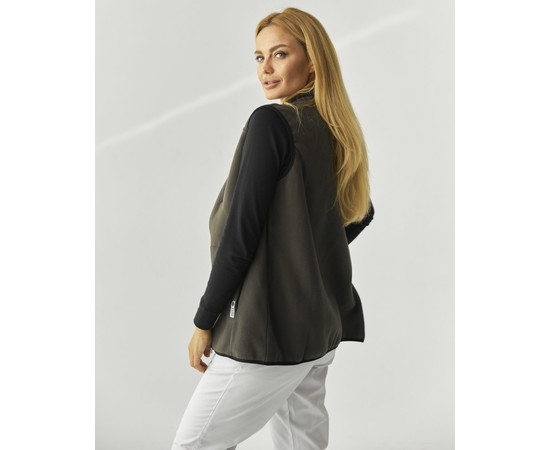 Зображення 8 Медичний флісовий жилет Канада хакі (унісекс) р. 44-46, "БІЛИЙ ХАЛАТ" 368-368-842, Розмір: 44-46, Цвет: хакі