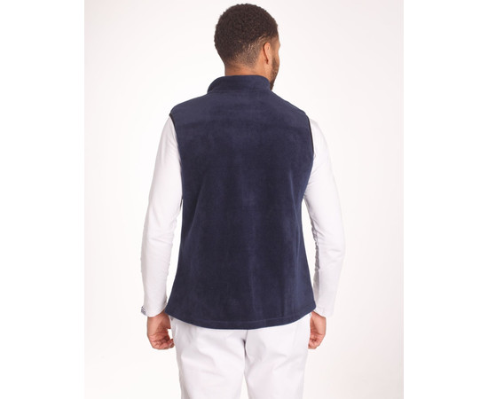 Изображение 8 Медицинская флисовая жилетка Канада темно-синяя (унисекс) р. 44-46, "БЕЛЫЙ ХАЛАТ" 368-406-881, Размер: 44-46, Цвет: темно-синий