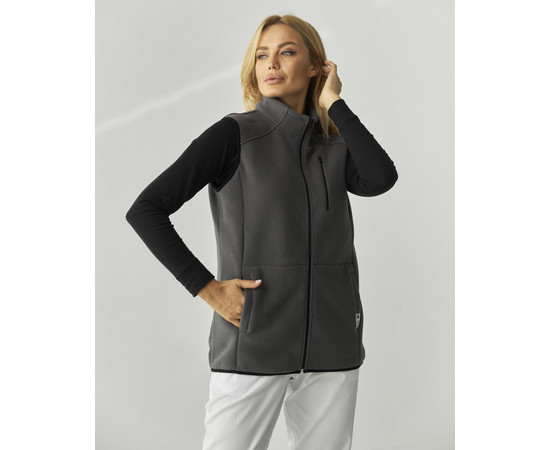 Зображення 8 Медичний флісовий жилет Канада сіра (унісекс) р. 44-46, "БІЛИЙ ХАЛАТ" 366-328-842, Розмір: 44-46, Цвет: сірий