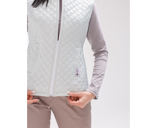 Изображение 8 Медицинская утепленная жилетка женская Женева светло-фисташковая р. 40-42, "БЕЛЫЙ ХАЛАТ" 366-499-844, Размер: 40-42, Цвет: светло-фисташковый