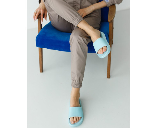 Зображення 3 Взуття медичне шльопанці Coqui Tora блакитний р. 38, "БІЛИЙ ХАЛАТ" 398-333-867, Розмір: 38, Цвет: блакитний