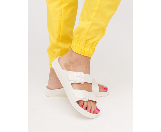 Зображення 3 Взуття медичне шльопанці Coqui Kong перламутрово-білий р. 39, "БІЛИЙ ХАЛАТ" 399-502-867, Розмір: 39, Цвет: білий