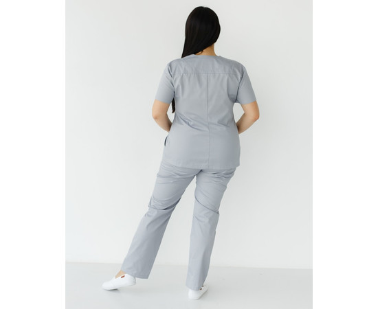 Зображення 2 Жіночий костюм жіночий Топаз сірий +SIZE р. 58, "БІЛИЙ ХАЛАТ" 318-328-705, Розмір: 58, Цвет: сірий