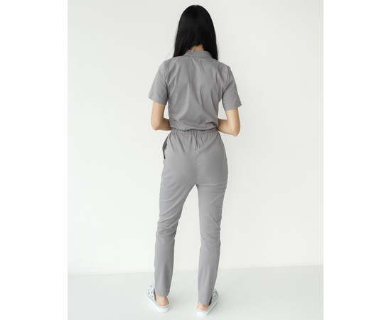 Зображення 2 Медичний комбінезон жіночий Даллас сірий з рожевим рядком р. 40, "БІЛИЙ ХАЛАТ" 127-328-715, Розмір: 40, Цвет: сірий