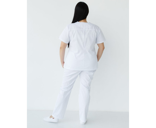 Зображення 2 Жіночий костюм жіночий Топаз білий +SIZE р. 60, "БІЛИЙ ХАЛАТ" 362-324-705, Розмір: 60, Цвет: білий