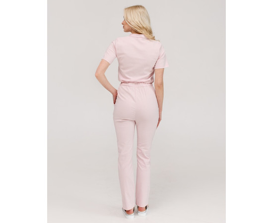 Изображение 2 Медицинский комбинезон женский Даллас нежно-розовый р. 46, "БЕЛЫЙ ХАЛАТ" 127-358-715, Размер: 46, Цвет: нежно-розовый