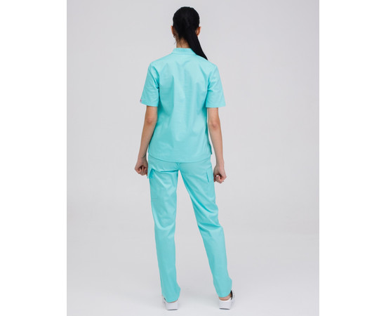 Зображення 2 Жіночий медичний костюм Денвер м'ятний р. 46, "БІЛИЙ ХАЛАТ" 429-332-679, Розмір: 46, Цвет: м'ятний