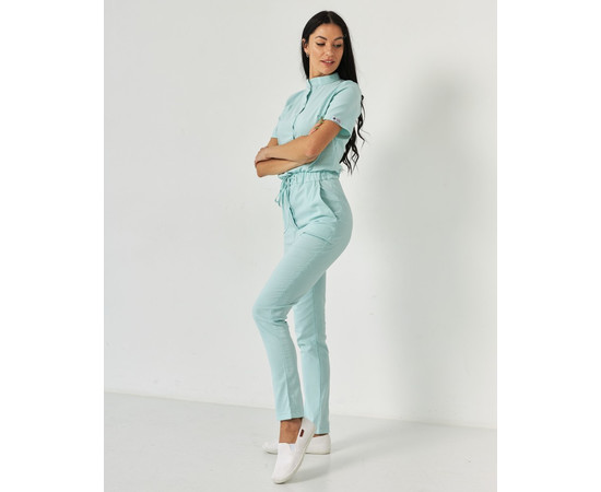 Зображення 3 Медичний комбінезон жіночий Даллас м'ятний р. 46, "БІЛИЙ ХАЛАТ" 127-332-715, Розмір: 46, Цвет: м'ятний