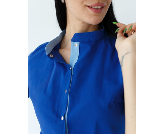 Зображення 4 Медичний комбінезон жіночий Даллас електрик з блакитним рядком р. 50, "БІЛИЙ ХАЛАТ" 127-334-715, Розмір: 50, Цвет: електрик