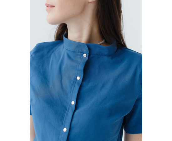 Изображение 4 Медицинский комбинезон женский Даллас синий р. 50, "БЕЛЫЙ ХАЛАТ" 127-322-715, Размер: 50, Цвет: синий