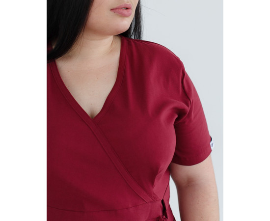 Зображення 4 Жіночий костюм жіночий Ріо марсала +SIZE р. 60, "БІЛИЙ ХАЛАТ" 346-326-704, Розмір: 60, Цвет: марсала