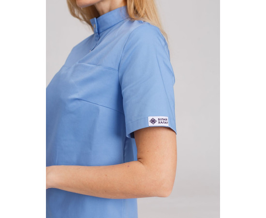 Зображення 5 Жіночий медичний костюм Денвер синій р. 40, "БІЛИЙ ХАЛАТ" 429-333-679, Розмір: 40, Цвет: блакитний