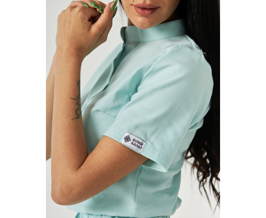 Зображення 5 Медичний комбінезон жіночий Даллас м'ятний р. 46, "БІЛИЙ ХАЛАТ" 127-332-715, Розмір: 46, Цвет: м'ятний