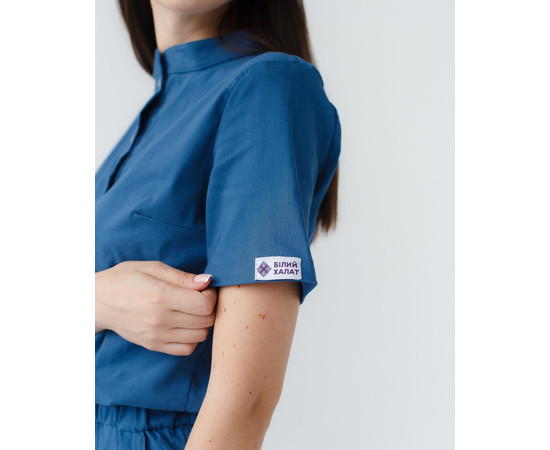 Изображение 5 Медицинский комбинезон женский Даллас синий р. 42, "БЕЛЫЙ ХАЛАТ" 127-322-715, Размер: 42, Цвет: синий