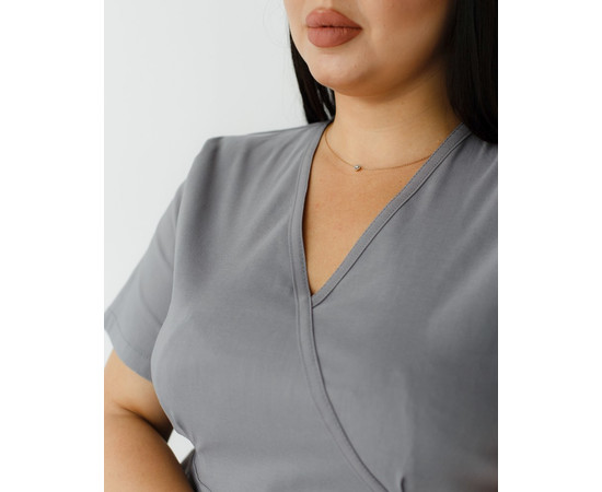 Зображення 5 Жіночий костюм жіночий Ріо сірий +SIZE р. 58, "БІЛИЙ ХАЛАТ" 346-328-704, Розмір: 58, Цвет: сірий