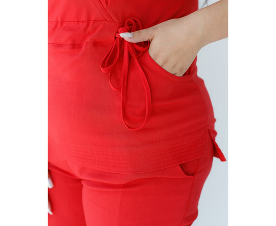 Зображення 5 Жіночий костюм жіночий Ріо червоний +SIZE р. 58, "БІЛИЙ ХАЛАТ" 346-339-704, Розмір: 58, Цвет: червоний