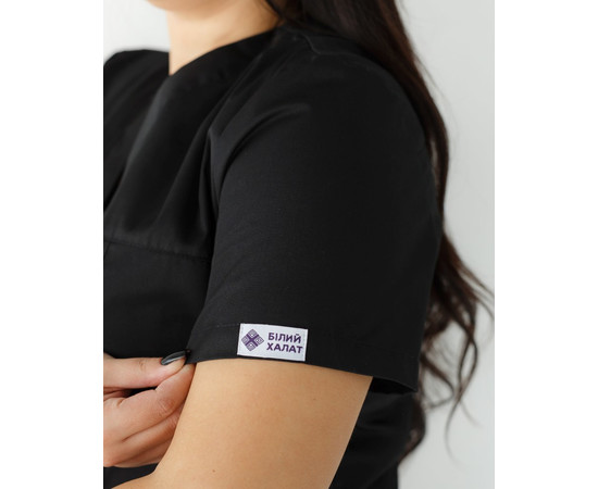 Зображення 5 Жіночий костюм жіночий Топаз чорний +SIZE р. 58, "БІЛИЙ ХАЛАТ" 318-321-705, Розмір: 58, Цвет: чорний