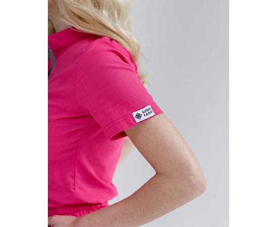 Изображение 6 Медицинский комбинезон женский Даллас розовый с серой строчкой р. 44, "БЕЛЫЙ ХАЛАТ" 127-337-715, Размер: 44, Цвет: розовый