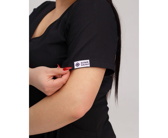 Зображення 7 Жіночий костюм жіночий Ріо чорний +SIZE р. 58, "БІЛИЙ ХАЛАТ" 346-321-704, Розмір: 58, Цвет: чорний