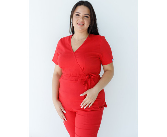 Зображення 8 Жіночий костюм жіночий Ріо червоний +SIZE р. 60, "БІЛИЙ ХАЛАТ" 346-339-704, Розмір: 60, Цвет: червоний