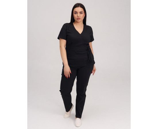 Зображення 9 Жіночий костюм жіночий Ріо чорний +SIZE р. 58, "БІЛИЙ ХАЛАТ" 346-321-704, Розмір: 58, Цвет: чорний