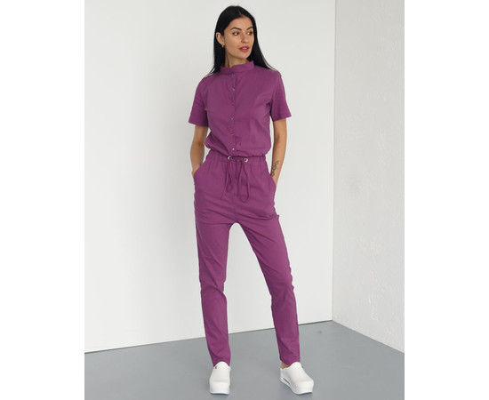 Изображение 7 Медицинский комбинезон женский Даллас светло-фиолетовый р. 50, "БЕЛЫЙ ХАЛАТ" 127-401-715, Размер: 50, Цвет: светло-фиолетовый