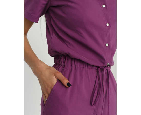 Изображение 6 Медицинский комбинезон женский Даллас светло-фиолетовый р. 50, "БЕЛЫЙ ХАЛАТ" 127-401-715, Размер: 50, Цвет: светло-фиолетовый