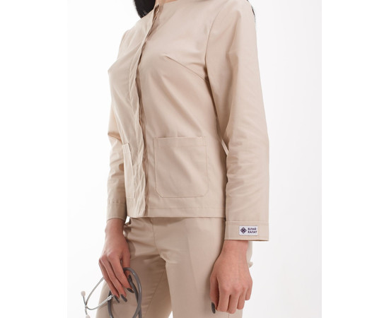 Зображення 5 Жіночий костюм жіночий Жаклін кремовий р. 48, "БІЛИЙ ХАЛАТ" 440-460-677, Розмір: 48, Цвет: кремовий