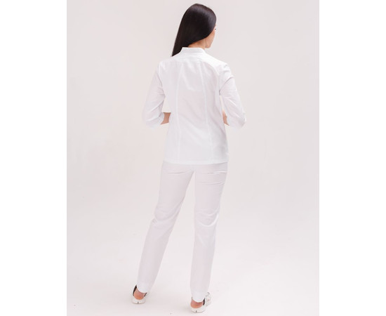 Зображення 2 Медичний костюм жіночий Елізабет білий р. 40, "БІЛИЙ ХАЛАТ" 441-324-679, Розмір: 40, Цвет: білий