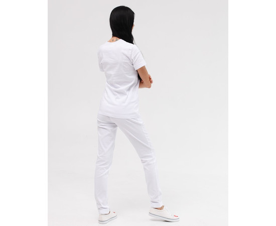 Зображення 2 Медичний костюм жіночий Марсель білий р. 46, "БІЛИЙ ХАЛАТ" 383-324-708, Розмір: 46, Цвет: білий