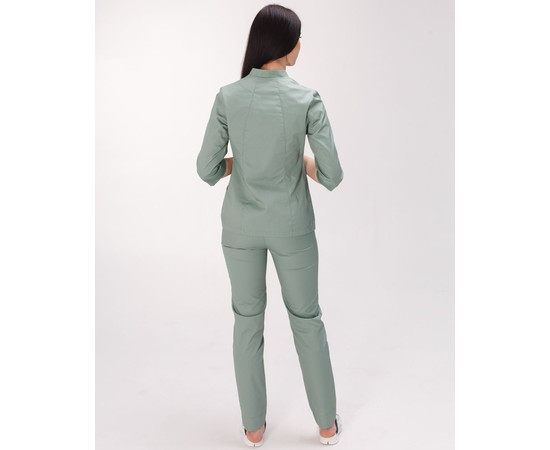 Изображение 2 Медицинский костюм женский Элизабет оливковый р. 44, "БЕЛЫЙ ХАЛАТ" 441-327-679, Размер: 44, Цвет: оливковый