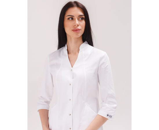 Зображення 5 Медичний костюм жіночий Елізабет білий р. 52, "БІЛИЙ ХАЛАТ" 441-324-679, Розмір: 52, Цвет: білий