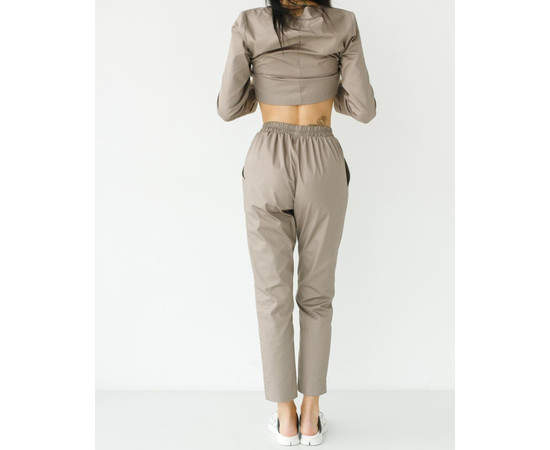 Изображение 8 Медицинский костюм женский Жаклин мокко р. 40, "БЕЛЫЙ ХАЛАТ" 440-421-677, Размер: 40, Цвет: мокко