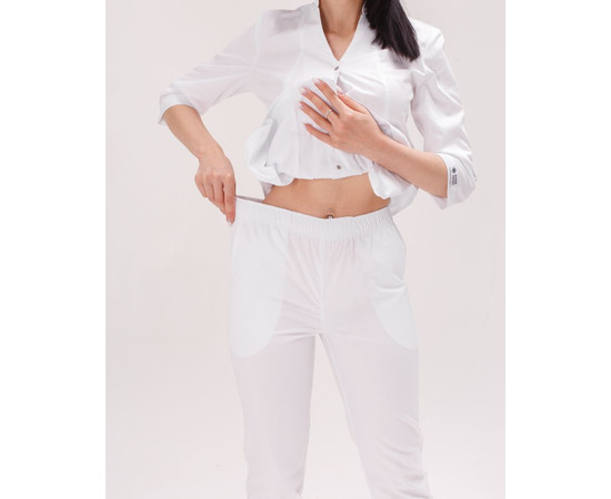 Зображення 8 Медичний костюм жіночий Елізабет білий р. 50, "БІЛИЙ ХАЛАТ" 441-324-679, Розмір: 50, Цвет: білий