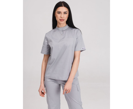 Зображення 4 Жіночий медичний костюм Денвер сірий р. 46, "БІЛИЙ ХАЛАТ" 429-328-679, Розмір: 46, Цвет: сірий