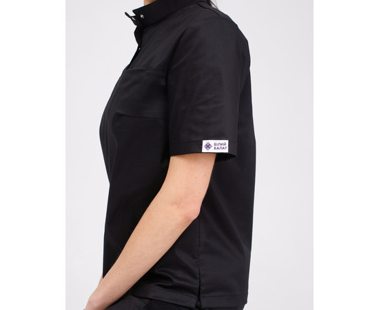 Зображення 4 Жіночий медичний костюм Денвер чорний р. 42, "БІЛИЙ ХАЛАТ" 429-321-679, Розмір: 42, Цвет: чорний